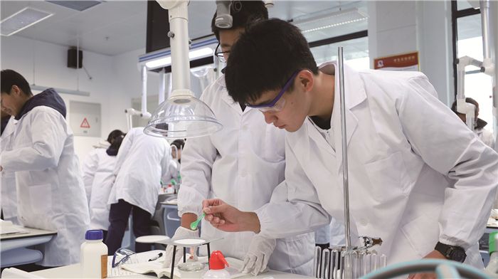 学生们在严谨的实践中探索真知