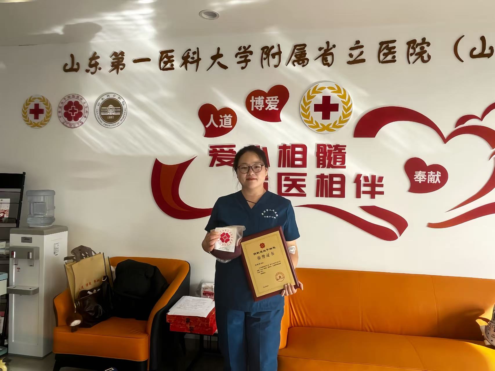 滨州市第88例造血干细胞捐献者徐爱荣
